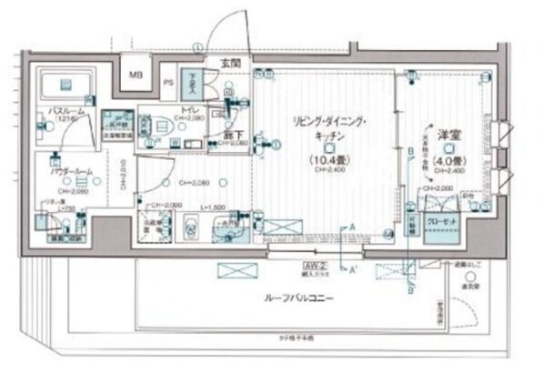 デュオステージ下北沢の物件間取画像